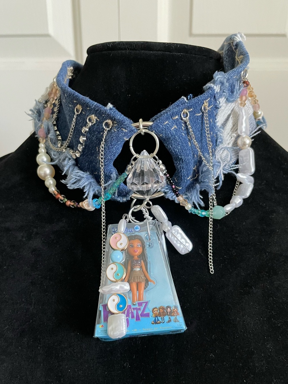 Bratz Jean Choker OOAK